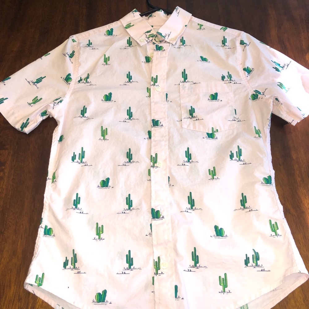 Cactus button-up